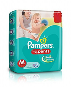 Pampers Dry Pants Medium Pouch 2 Pcs