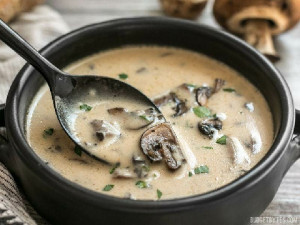 mushroom Sweet Corn Soup