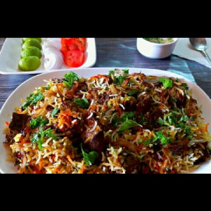 Mutton Biryani Fry Piece  (For One Person)