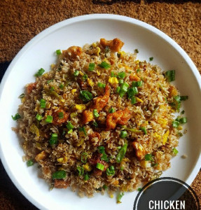 Chicken Fried Rice+chicken Manchurian