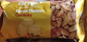 Kesar Badam Cookies