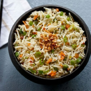 veg Fried Rice With Veg Manchurian