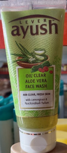 Lever Ayush, Oil Clear Aloe Vera Face Wash