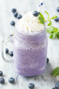 blue berry Milk Shake