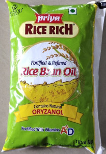Fortified & Refined, Rice Bran Oil