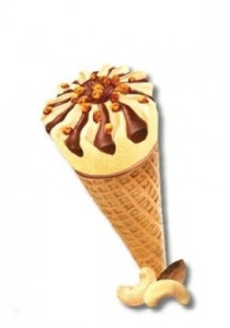 butterscotch cone ice cream