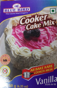 Cooker Cake Mix