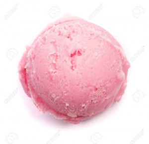 strawberry ball ice cream