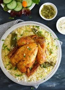 Chicken Mandi Rice Half