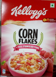 Corn Flakes With Strawberry