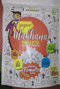 Makhana Bigger & Better Roasted Foxnuts Yummy Tomato Flaavour