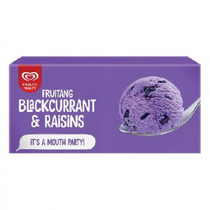 BlackCurrant And Raising Ice Cream